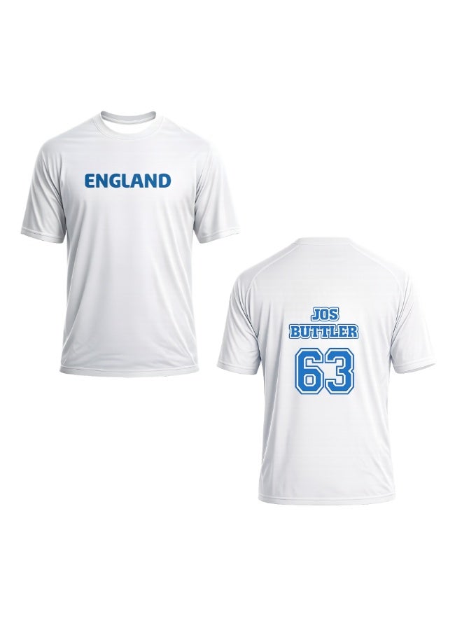 PRINTSHOP4ME England Unisex Sports Dry-Fit Jersey - Perfect for England Sports Fans - Comfortable and Stylish England Jersey for Adults - Image 1